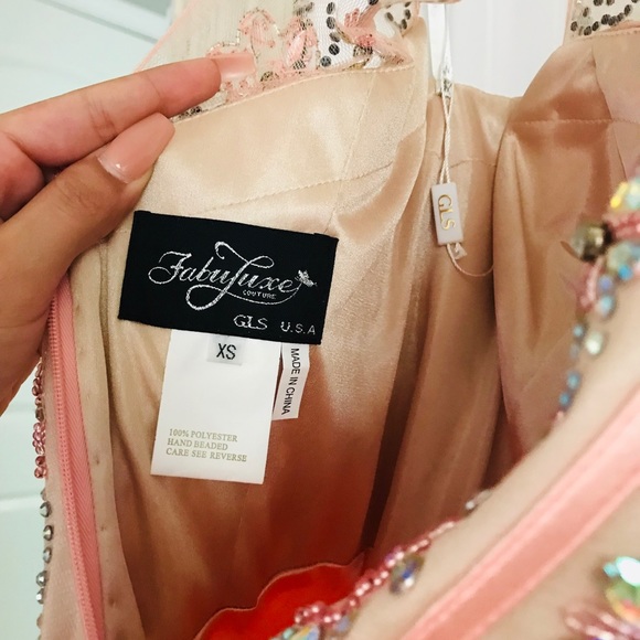 Light Pink High Neck Dress - Picture 4 of 5